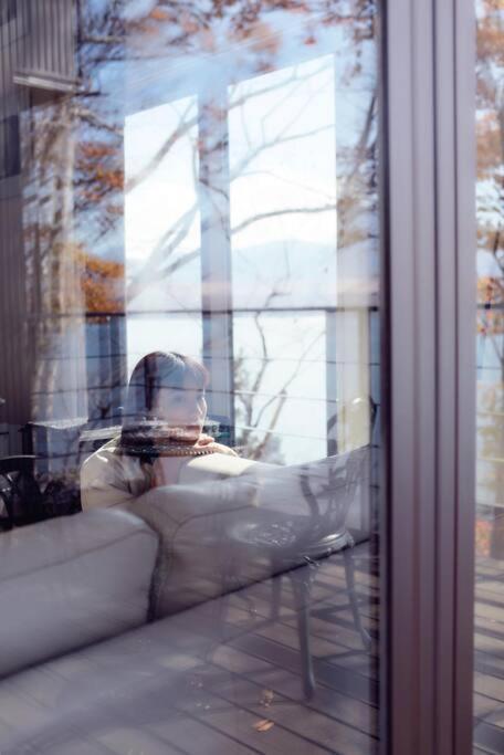 Villa Away From Noise,View Fuji Mt In The Designer House Yamanakako Exterior foto