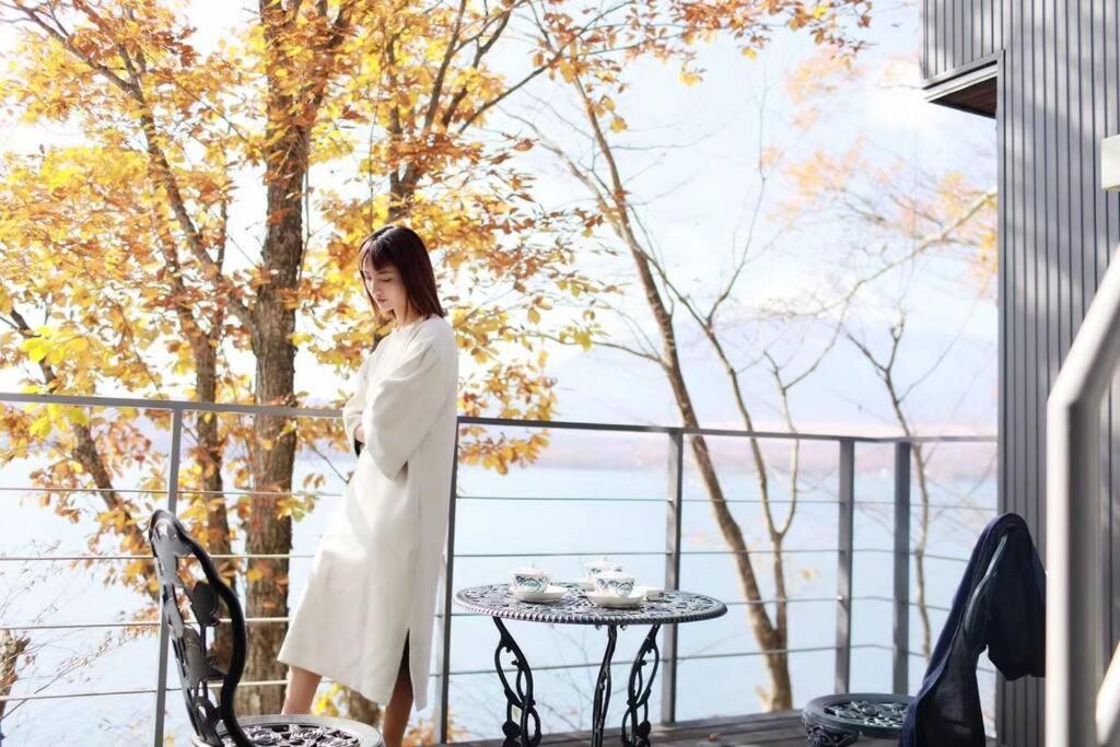 Villa Away From Noise,View Fuji Mt In The Designer House Yamanakako Exterior foto