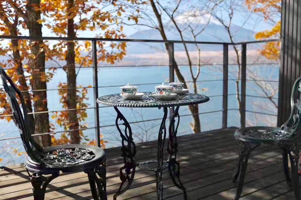 Villa Away From Noise,View Fuji Mt In The Designer House Yamanakako Exterior foto