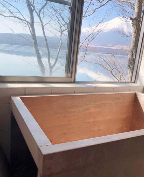 Villa Away From Noise,View Fuji Mt In The Designer House Yamanakako Exterior foto